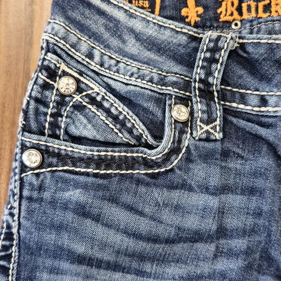 Rock Revival Jeans Size 25 Scarlett Straight - Picture 4 of 7